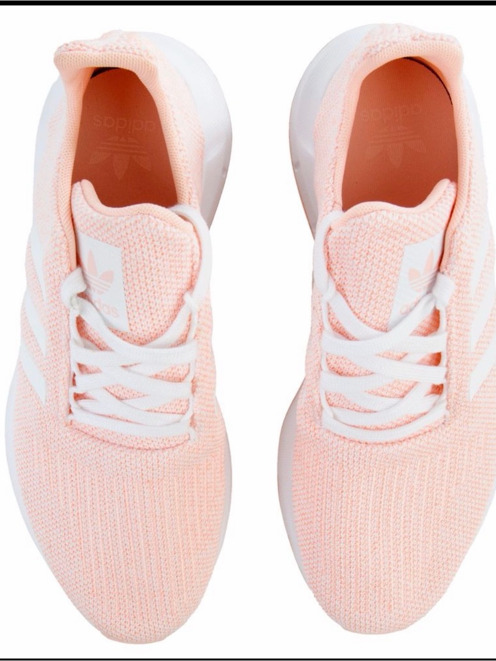 Adidas Swift Run Haze Coral Pink White Sneakers B41801 Size 6